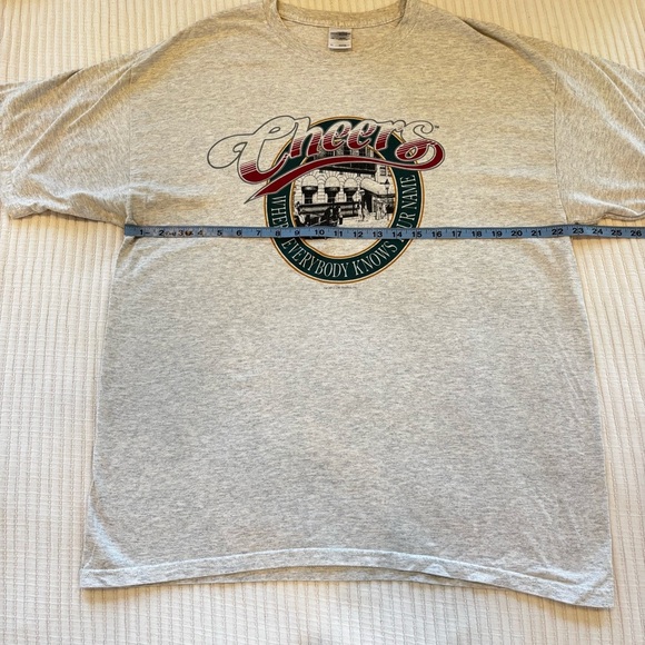 Cheers Y2K 2011 Gildan Ultra Cotten Grey Short Sleeve Graphic T-shirt Size XL - Picture 7 of 8